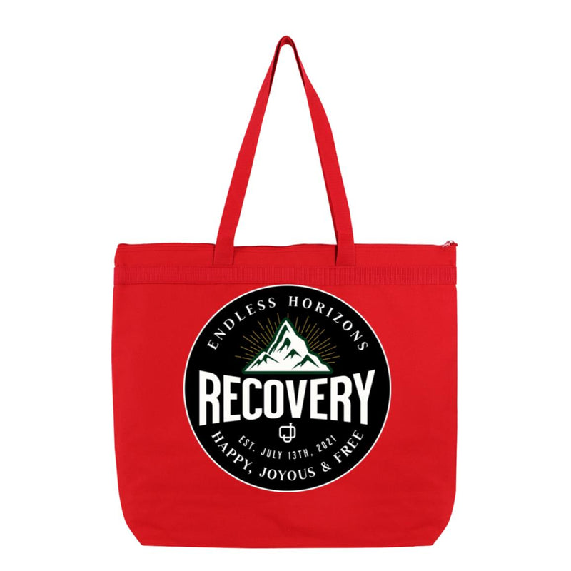 Custom Recovery Tote Bag | Inspiring Sobriety | Endless Horizons