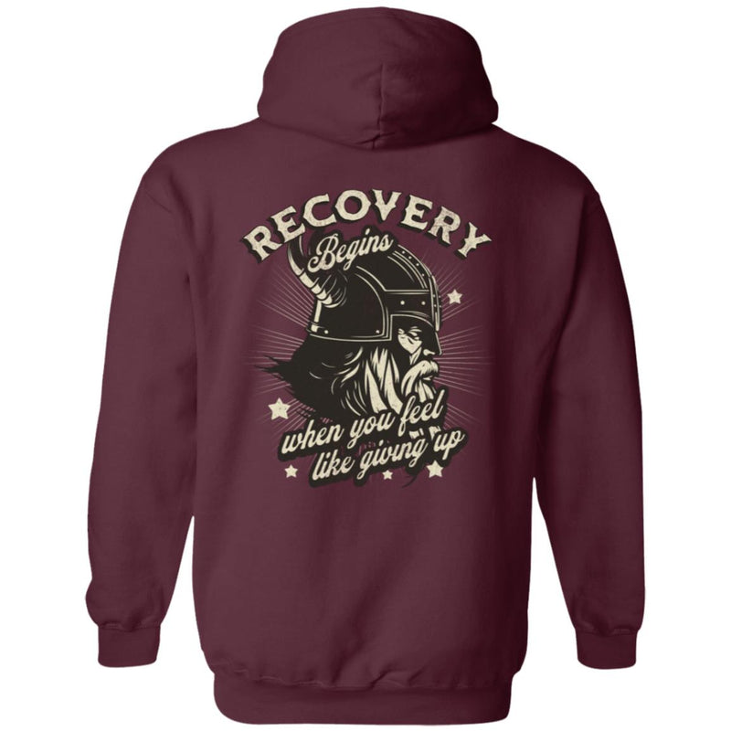 Recovery Zip Hoodie | Inspiring Sobriety | Recovery Begins