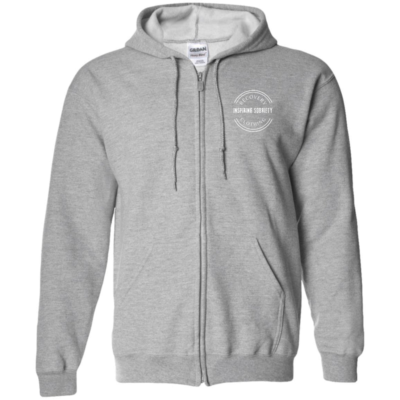 NA Recovery Unisex Zip Hoodie  | Inspiring Sobriety |  Turning Addicts Into Adults Since 1953