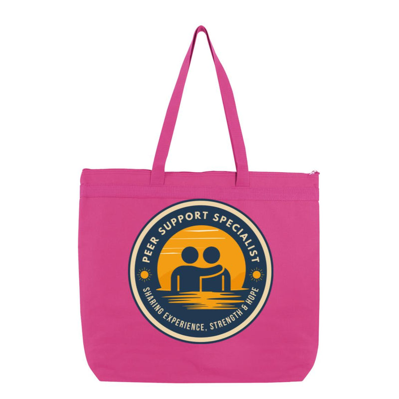 Recovery Tote Bag | Inspiring Sobriety |  Peer Support Specialist