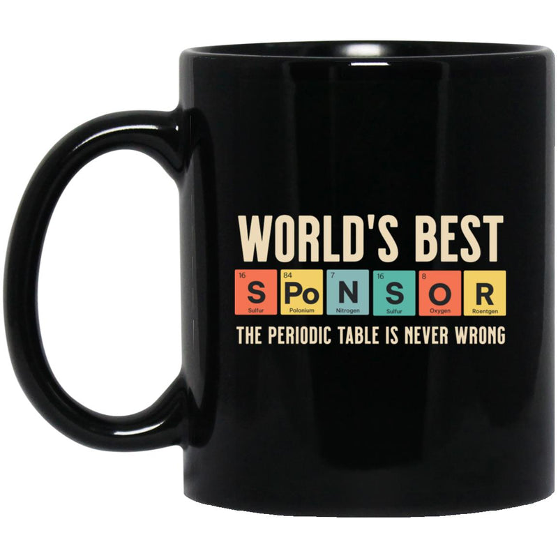 periodic table sponsor Recovery Coffee Mug | Inspiring Sobriety |  World's Best Sponsor