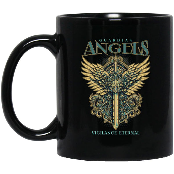 Recovery Coffee Mug | Inspiring Sobriety | Guardian Angels, Vigilance Eternal