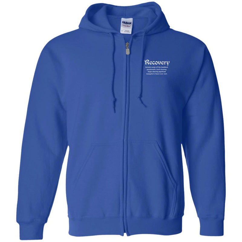 Recovery Zip Hoodie  | Inspiring Sobriety |  Recovery Breeds