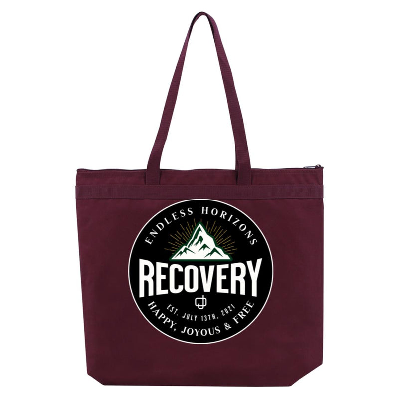 Custom Recovery Tote Bag | Inspiring Sobriety | Endless Horizons