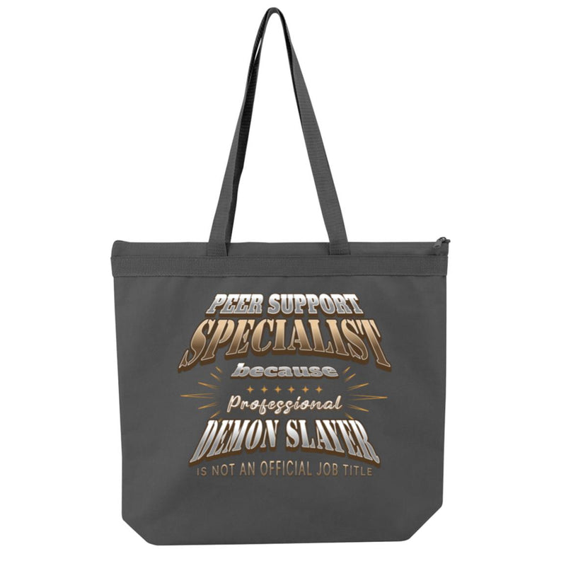 Recovery Tote Bag | Inspiring Sobriety | Peer Suppport Specialist (Demon Slayer)