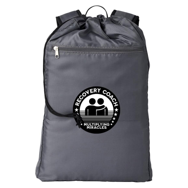Recovery Cinch Backpack | Inspiring Sobriety |  Recovery Coach