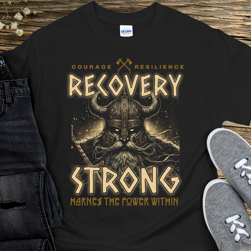 Recovery T-Shirt | Inspiring Sobriety |  Recovery Strong Warrior