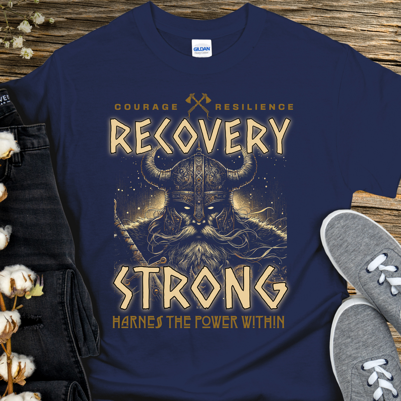 Recovery T-Shirt | Inspiring Sobriety |  Recovery Strong Warrior