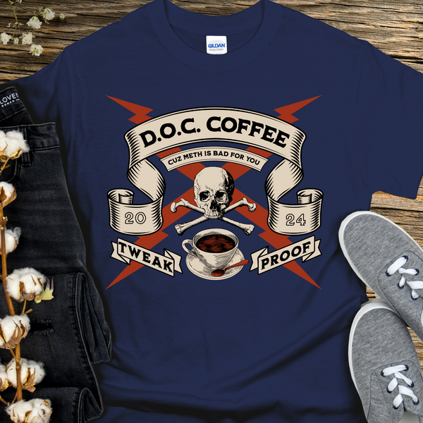 Custom Recovery T-Shirt | Inspiring Sobriety |  DOC Coffee