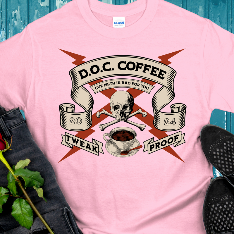 Custom Recovery T-Shirt | Inspiring Sobriety |  DOC Coffee