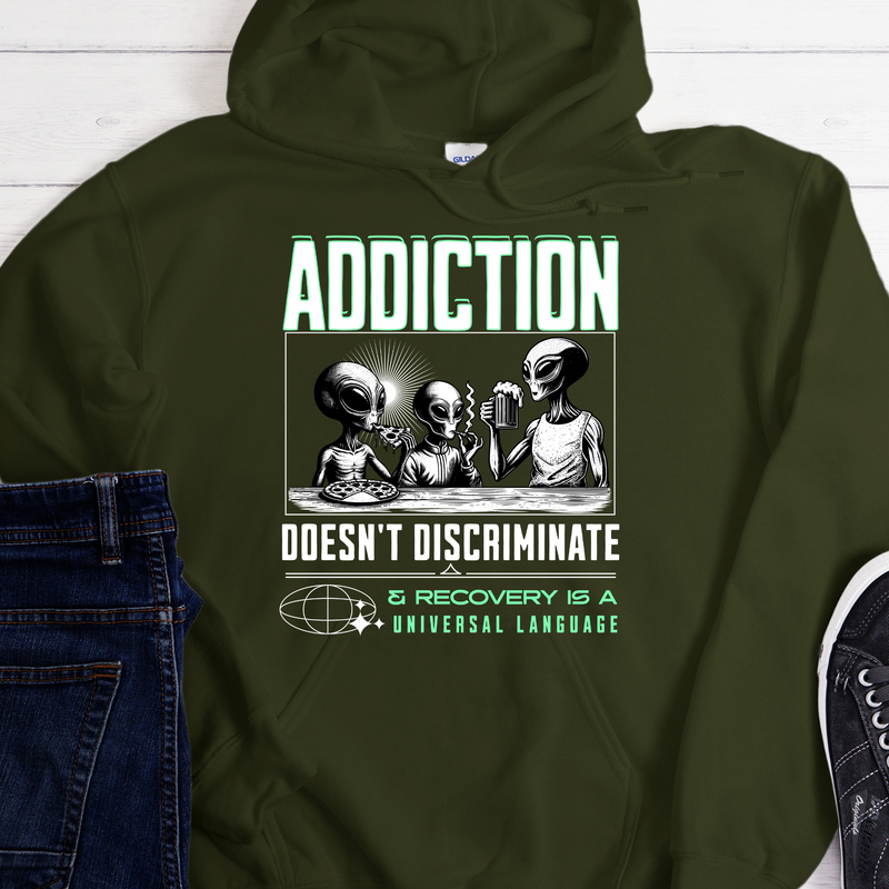 Recovery Hoodie | Inspiring Sobriety |  Addicted Aliens