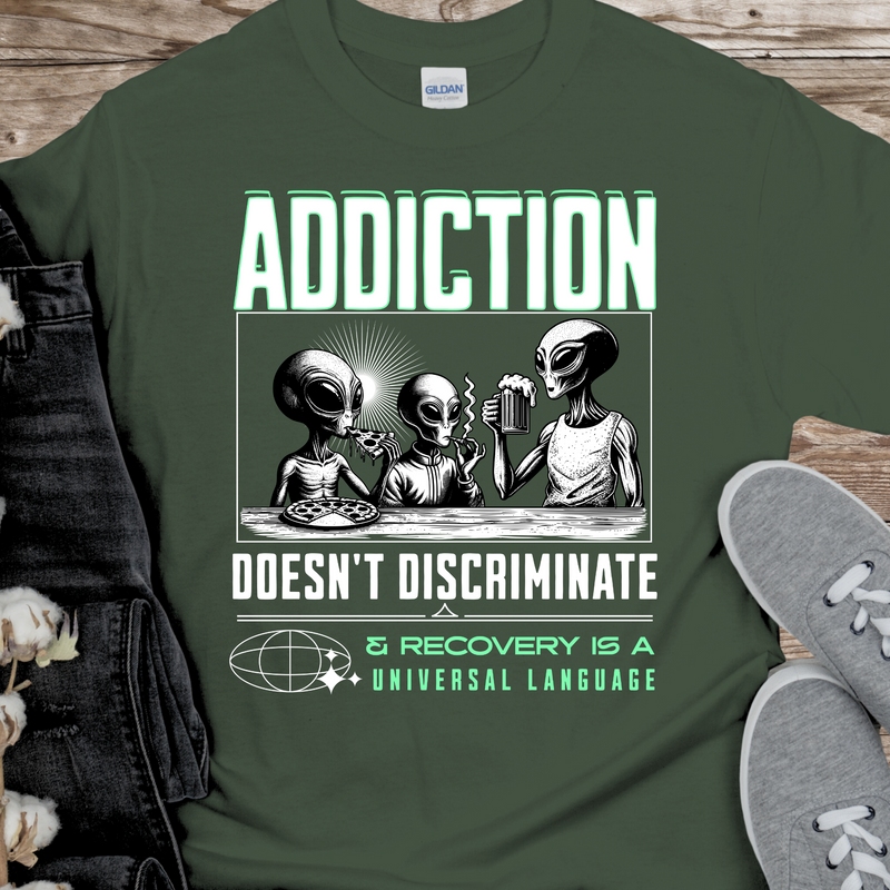 Recovery T-Shirt | Inspiring Sobriety |  Addicted Aliens