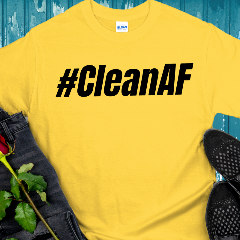 Recovery T-Shirt | Inspiring Sobriety |  #CleanAF