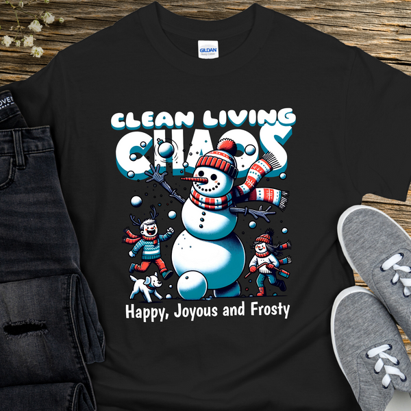 Christmas Recovery T-Shirt | Inspiring Sobriety |   Clean Living Chaos