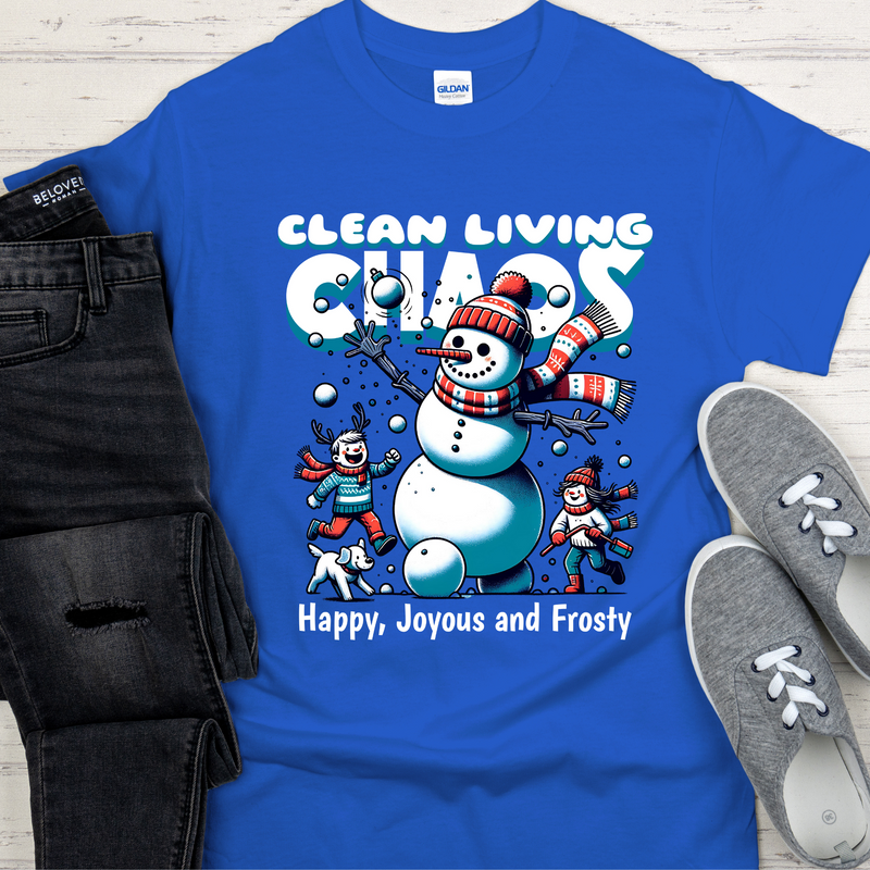 Christmas Recovery T-Shirt | Inspiring Sobriety |   Clean Living Chaos