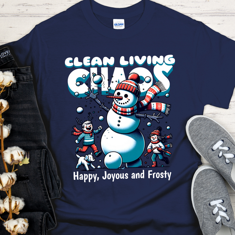 Christmas Recovery T-Shirt | Inspiring Sobriety |   Clean Living Chaos