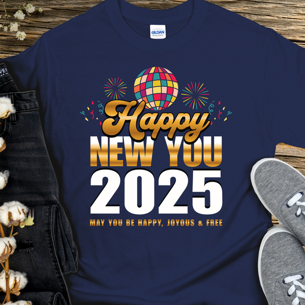 Recovery T-Shirt | Inspiring Sobriety |  Happy New You 2025