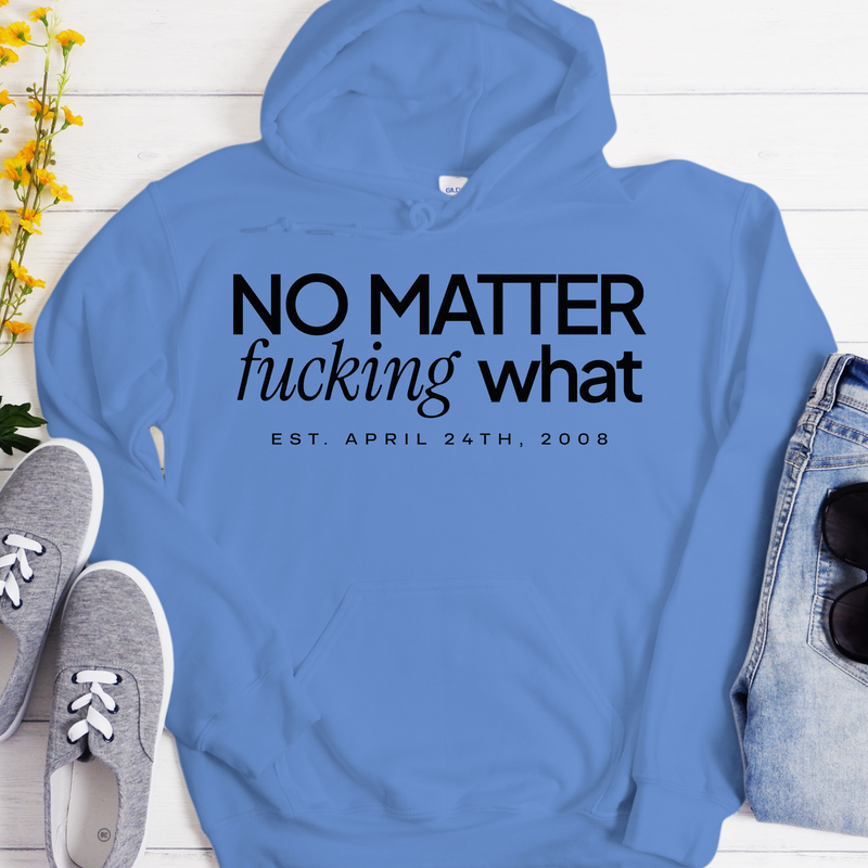 Custom Recovery Hoodie | Inspiring Sobriety | No Matter Fricking What