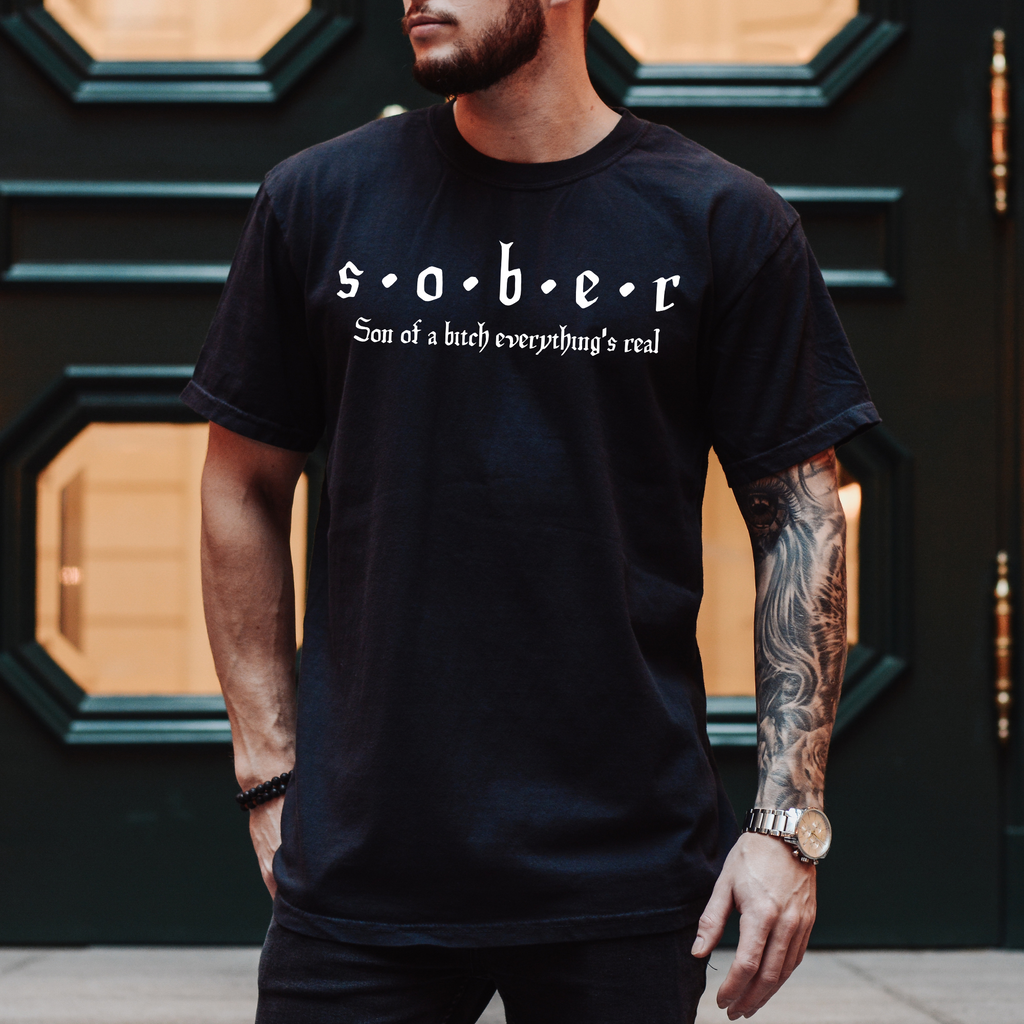 Recovery Comfort Colors T-Shirt, Inspiring Sobriety