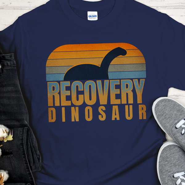 Recovery T-Shirt | Inspiring Sobriety |  Recovery Dinosaur