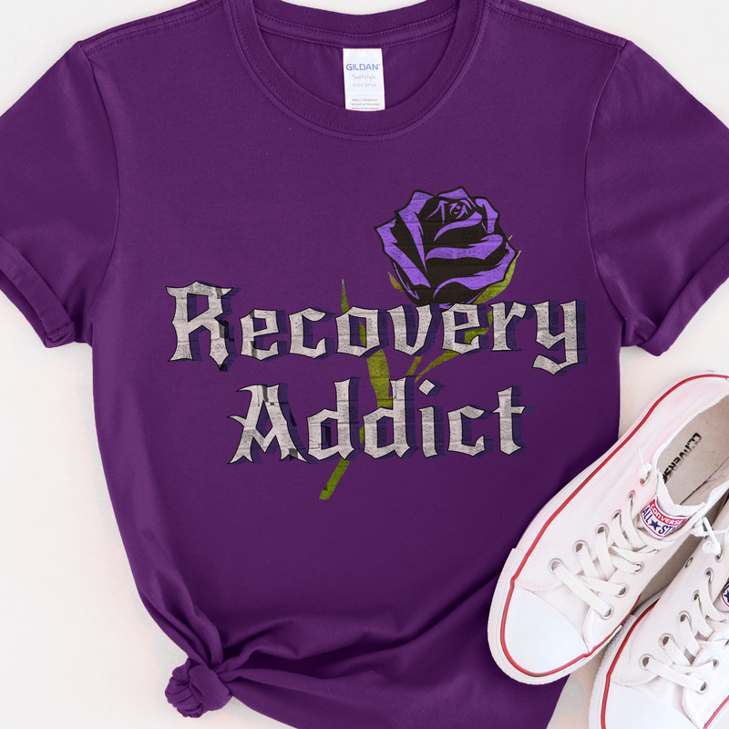 Recovery T-Shirt | Inspiring Sobriety |  Recovery Addict