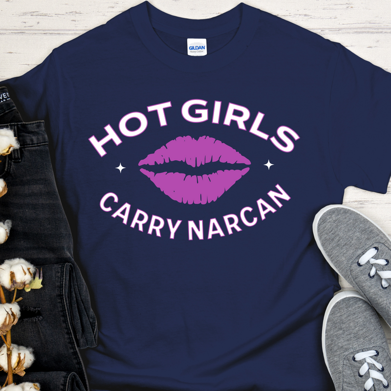 Recovery T-Shirt | Inspiring Sobriety |  Hot Girls Carry Narcan