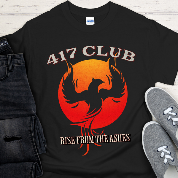 AA Recovery T-Shirt | Inspiring Sobriety | 417 Club Phoenix Acceptance club