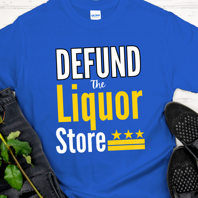 royal blue Recovery T-Shirt | Inspiring Sobriety |  Defund The Liquor Store