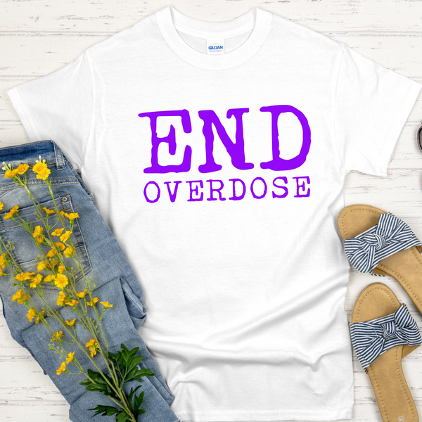 Custom Recovery T-Shirt | Inspiring Sobriety |  End Overdose
