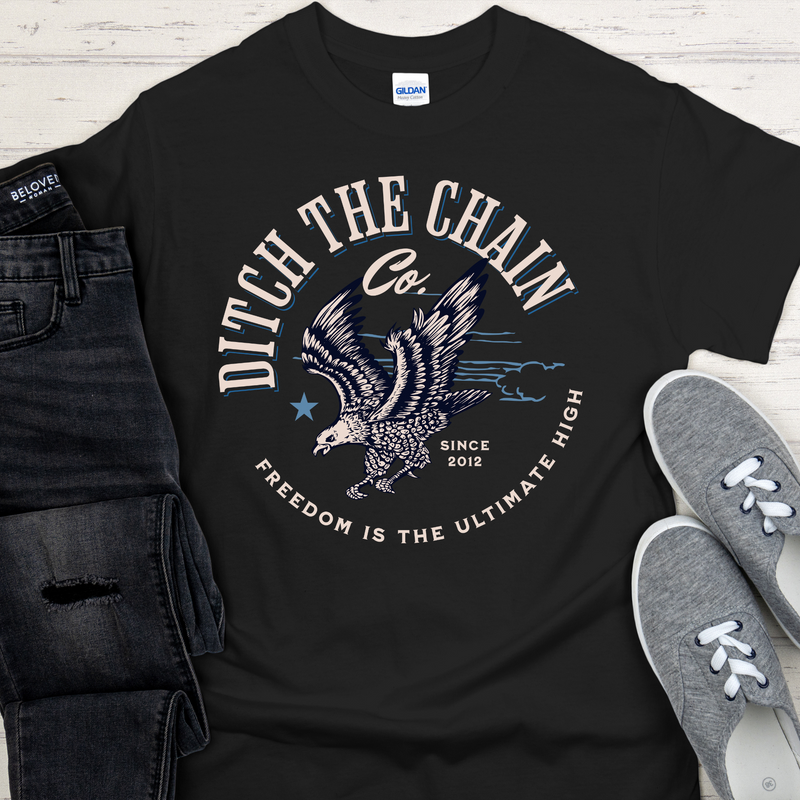 Custom Recovery T-Shirt | Inspiring Sobriety |  Ditch The Chain