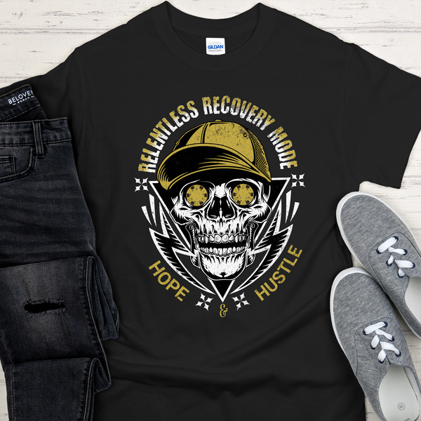 Recovery T-Shirt | Inspiring Sobriety | Relentless Recovery Mode