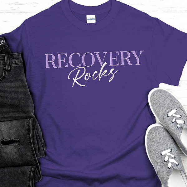 Recovery T-Shirt | Inspiring Sobriety |  Recovery Rocks