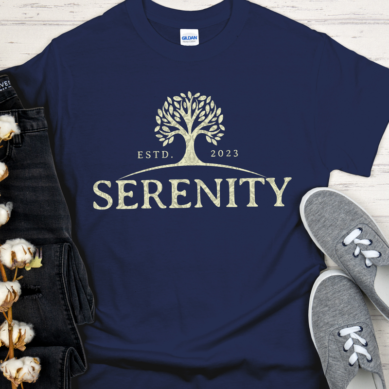 Custom Recovery T-Shirt | Inspiring Sobriety | Serenity Established