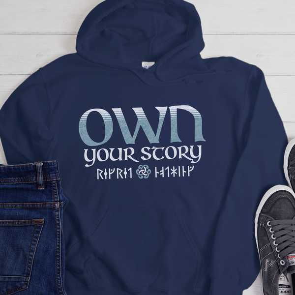 navy Recovery Hoodie | Inspiring Sobriety | Own Your Story