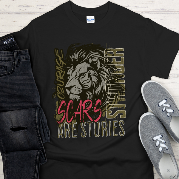 Recovery T-Shirt | Inspiring Sobriety | Scars Are Stories