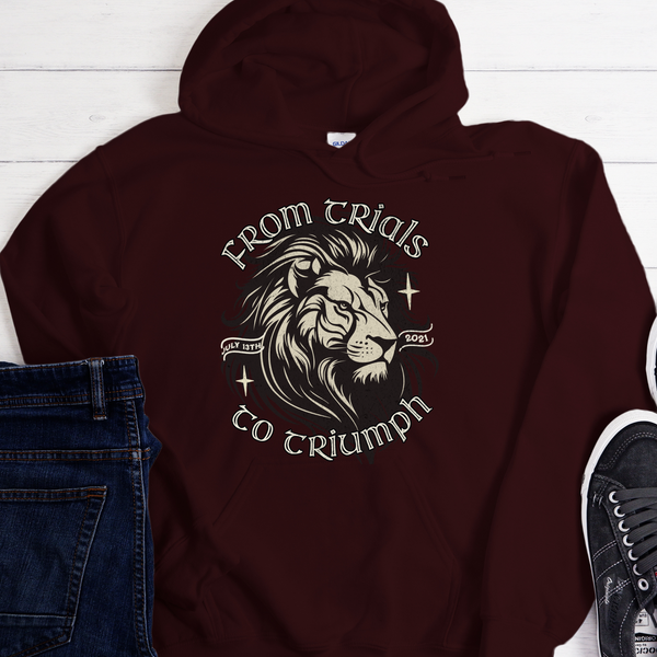 Custom Recovery Hoodie | Inspiring Sobriety |  From Trials To Triumph