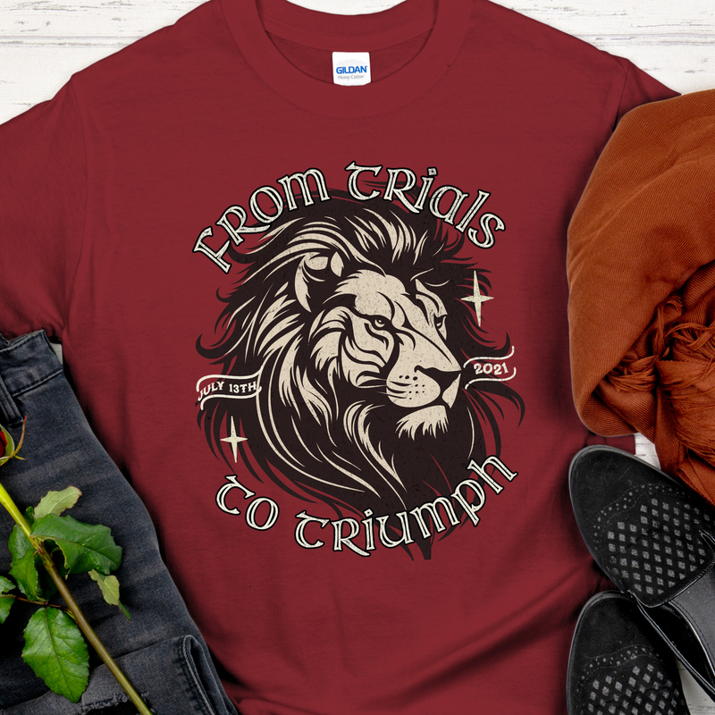 Custom Recovery T-Shirt | Inspiring Sobriety |   From Trials To Triumph