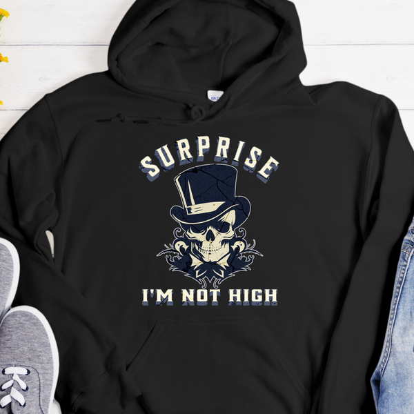 Recovery Hoodie | Inspiring Sobriety |  Surprise I'm Not High