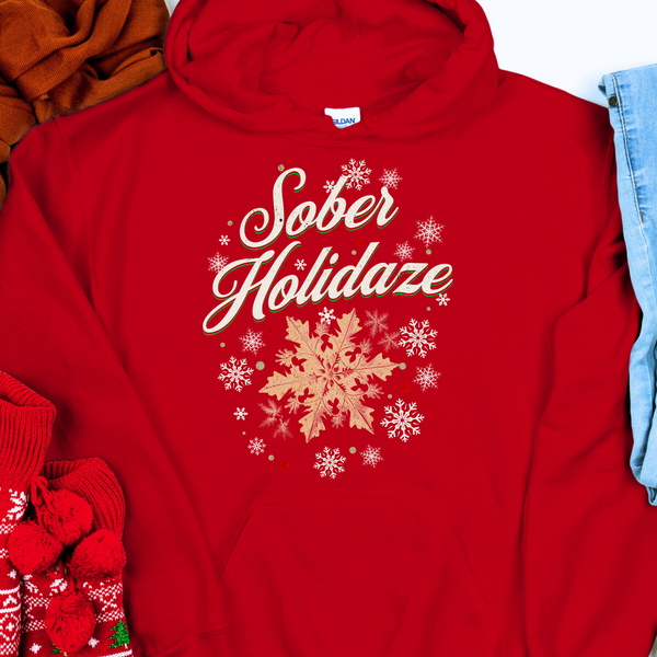 Christmas Recovery Hoodie | Inspiring Sobriety |  Sober Holidaze