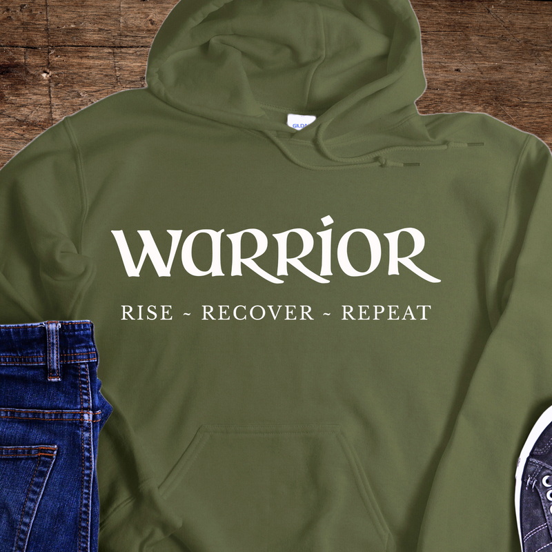 Recovery Hoodie | Inspiring Sobriety |  Warrior