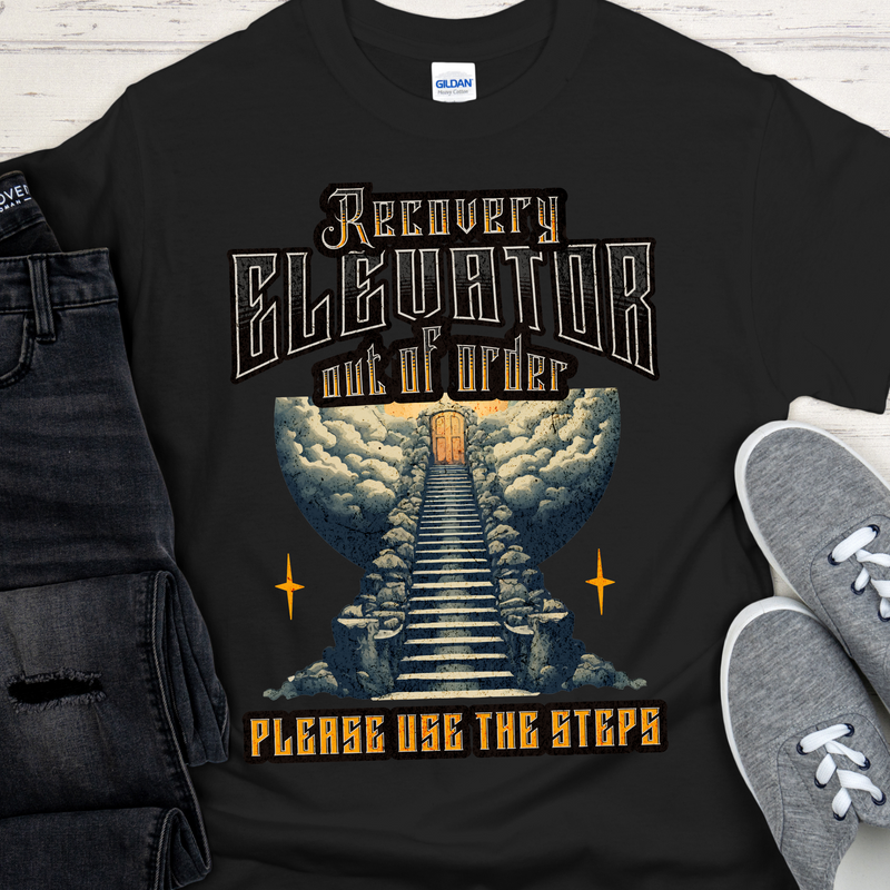 Recovery T-Shirt | Inspiring Sobriety |  Recovery Elevator