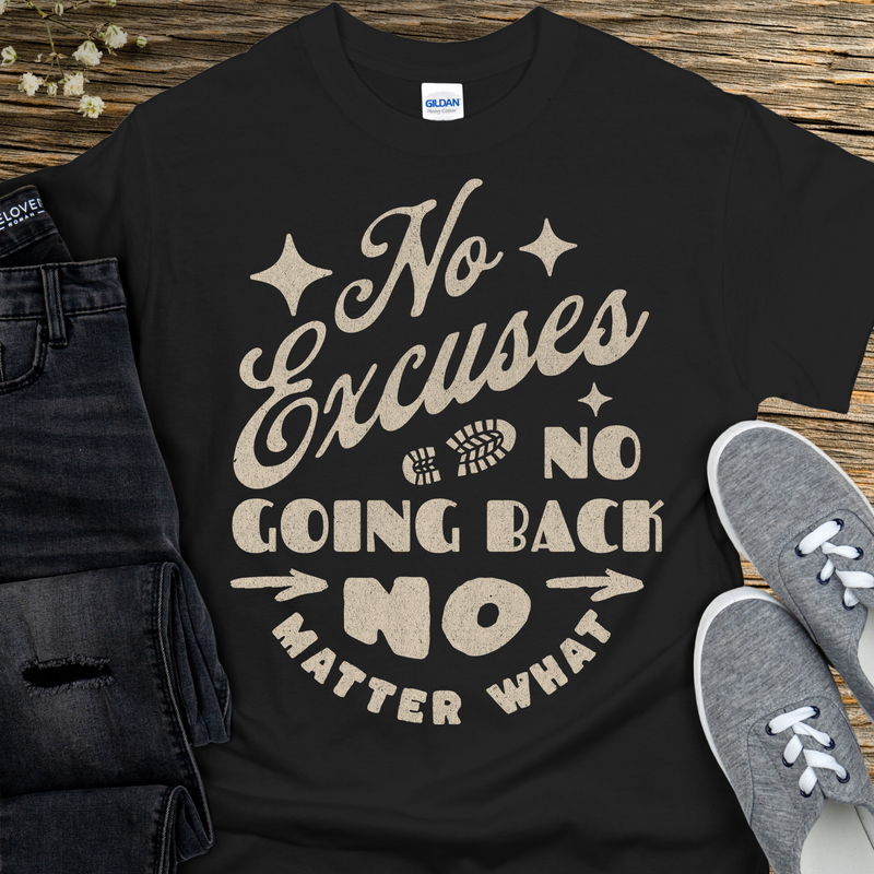 Recovery T-Shirt | Inspiring Sobriety | No Excuses