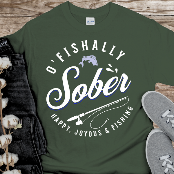 Recovery T-Shirt | Inspiring Sobriety |  O'Fishally Sober