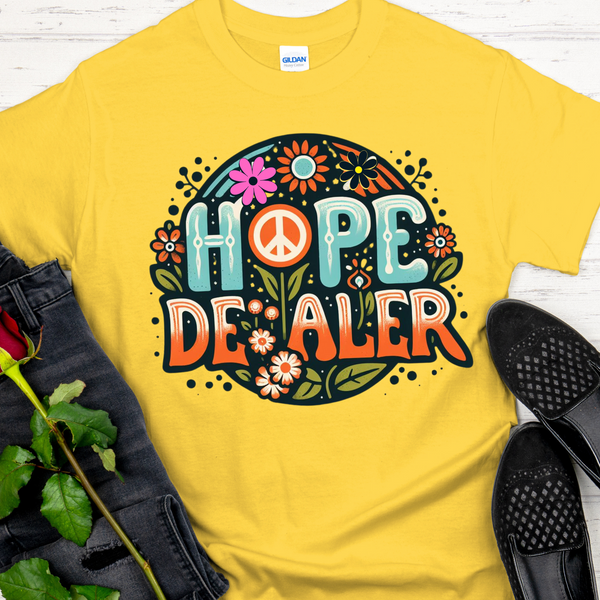 Recovery T-Shirt | Inspiring Sobriety |  Hope Dealer (Retro)