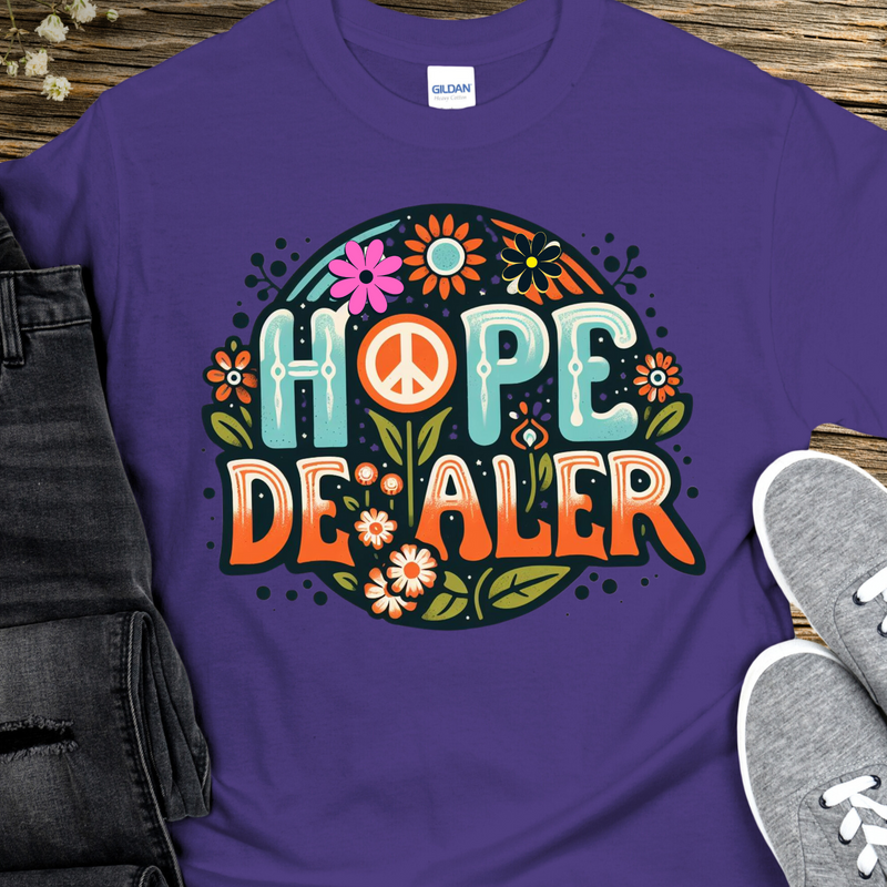 Recovery T-Shirt | Inspiring Sobriety |  Hope Dealer (Retro)