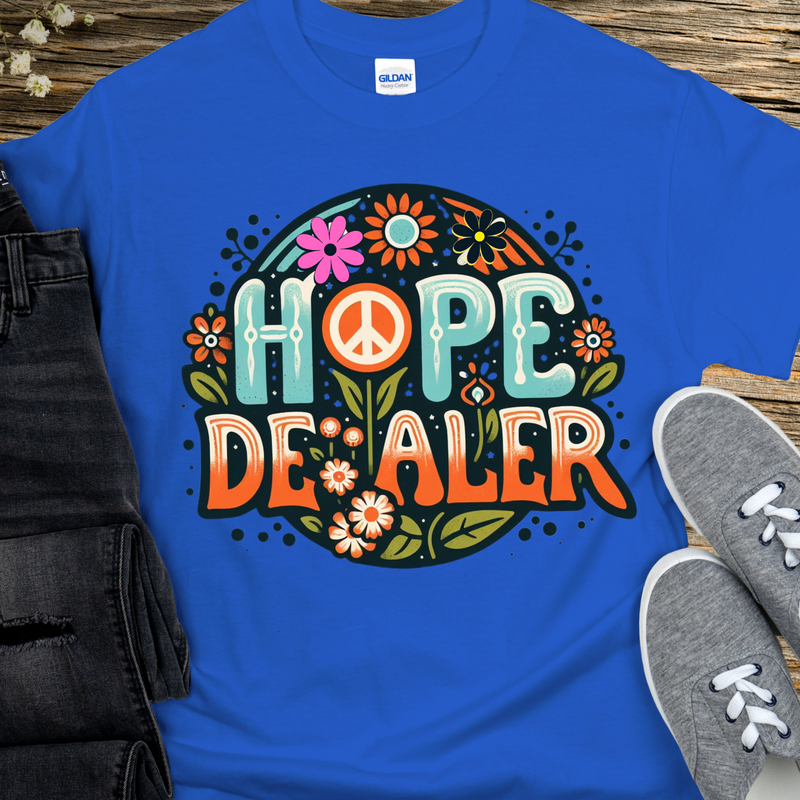 Recovery T-Shirt | Inspiring Sobriety |  Hope Dealer (Retro)