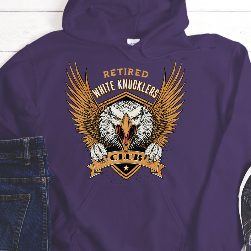 Recovery Hoodie | Inspiring Sobriety  |  Retired White Knucklers Club