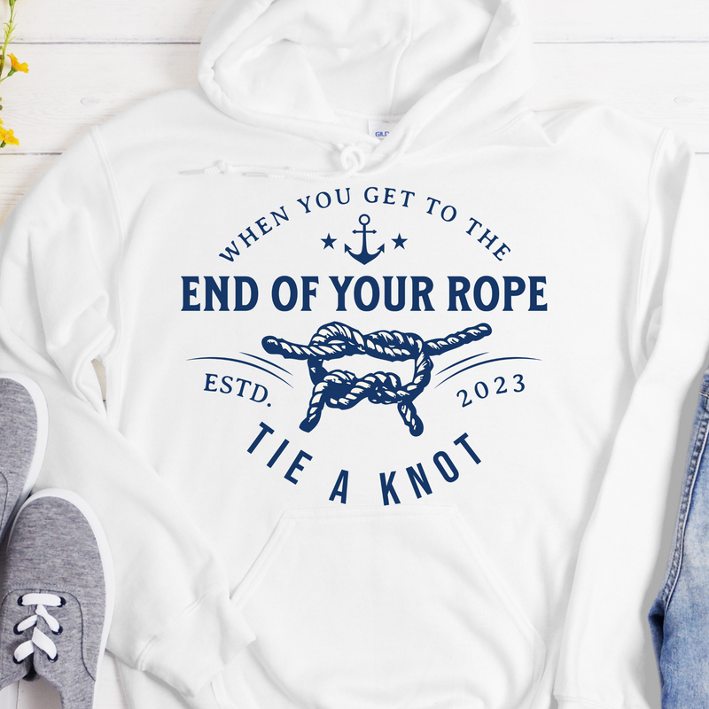 Custom Recovery Hoodie | Inspiring Sobriety |  Tie a Knot