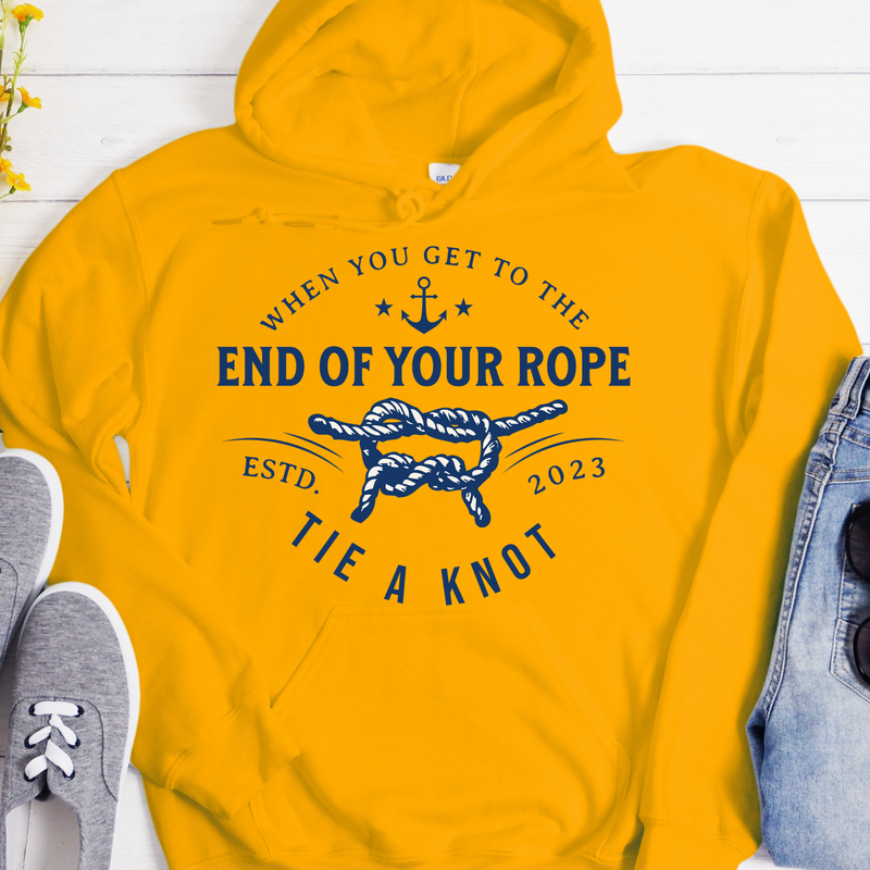 Custom Recovery Hoodie | Inspiring Sobriety |  Tie a Knot