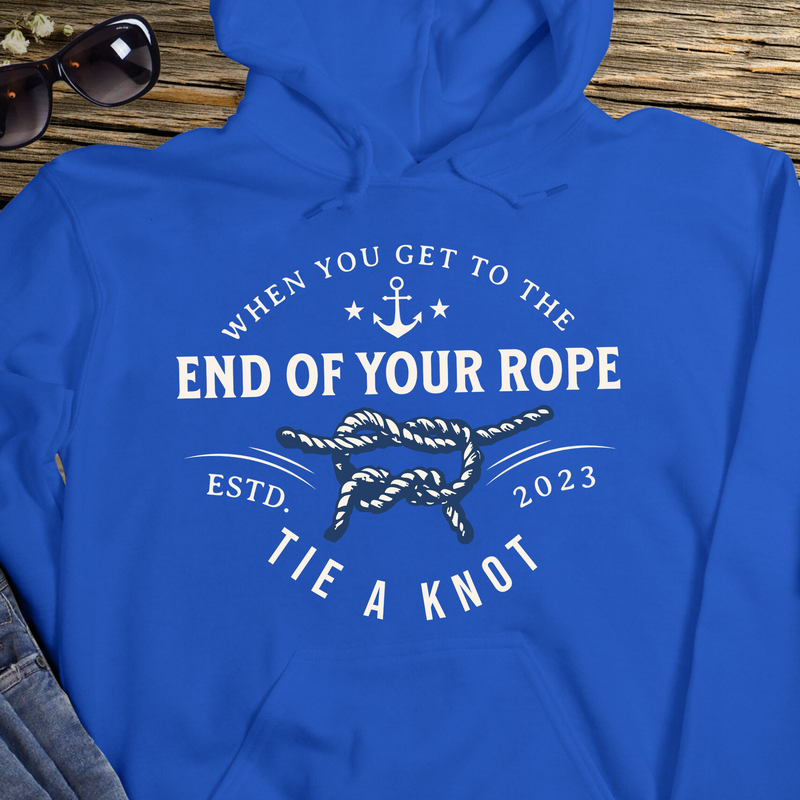 Custom Recovery Hoodie | Inspiring Sobriety |  Tie a Knot